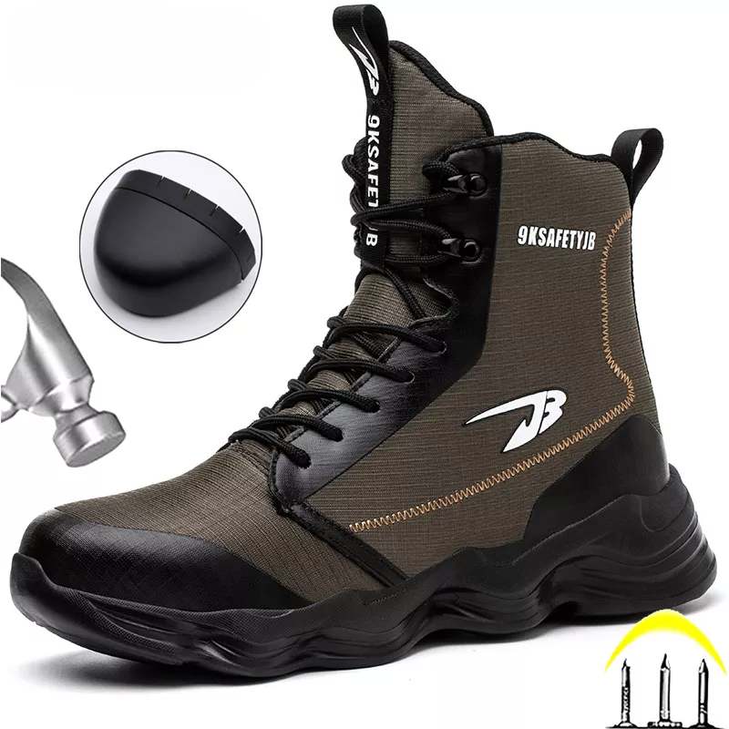 WS 104: High-top Steel-toe-cap Work Boots