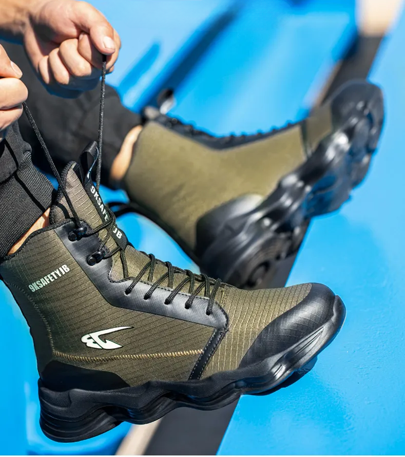 WS 104: High-top Steel-toe-cap Work Boots
