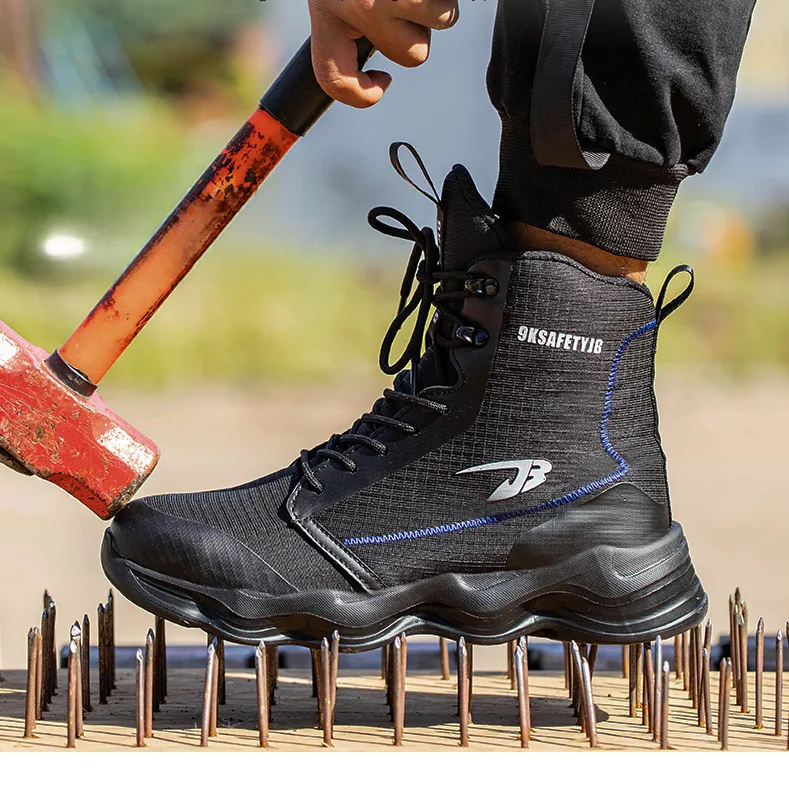 WS 104: High-top Steel-toe-cap Work Boots