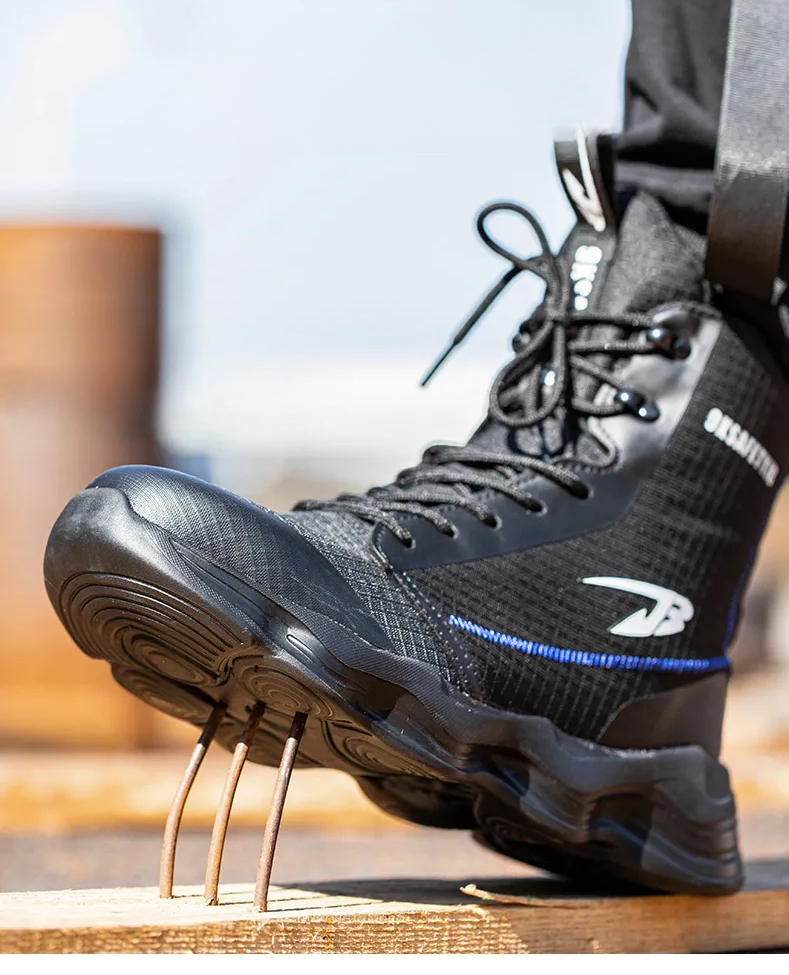 WS 104: High-top Steel-toe-cap Work Boots