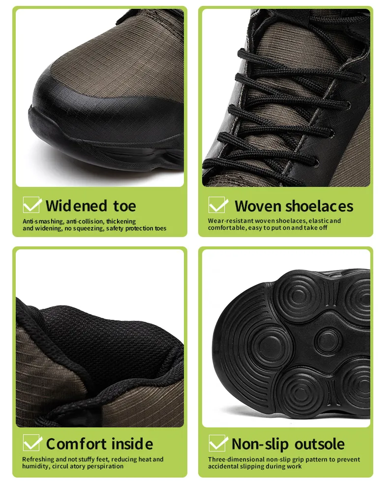 WS 104: High-top Steel-toe-cap Work Boots