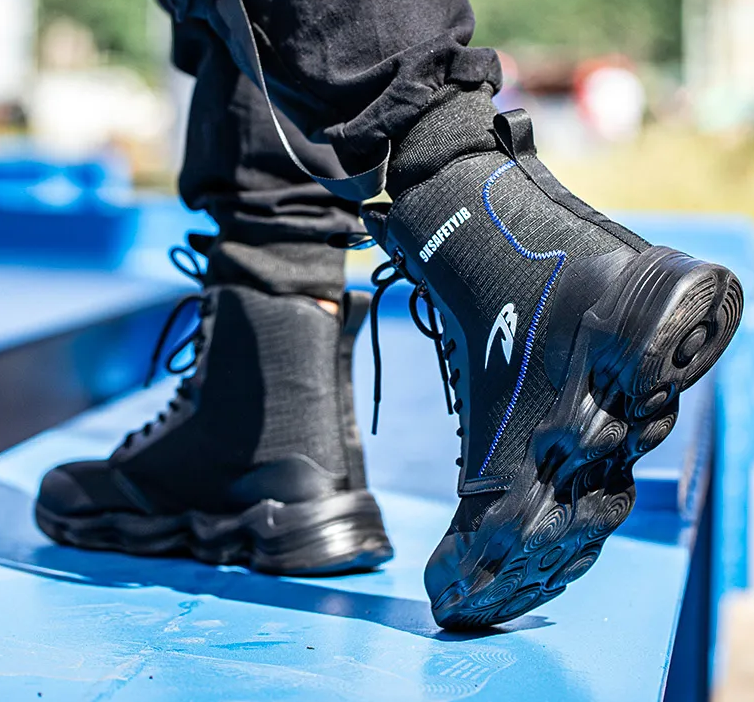 WS 104: High-top Steel-toe-cap Work Boots
