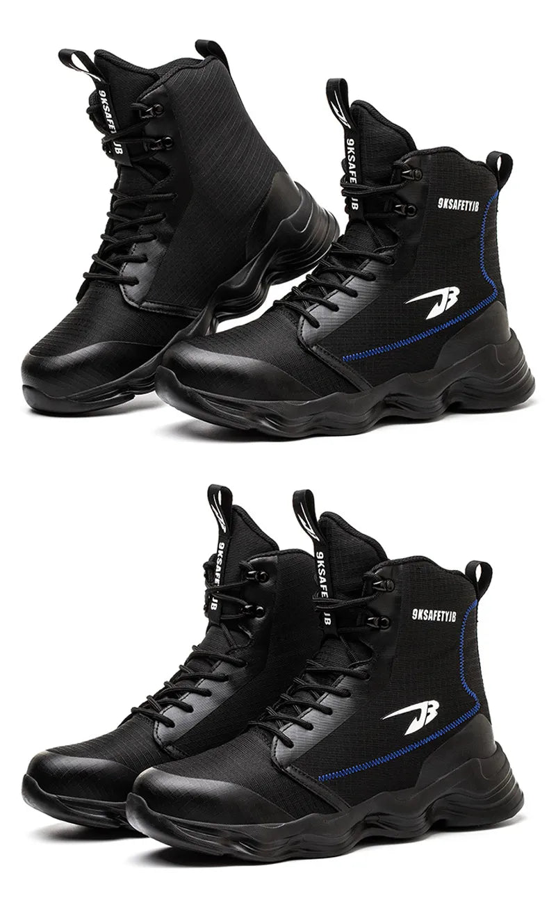 WS 104: High-top Steel-toe-cap Work Boots