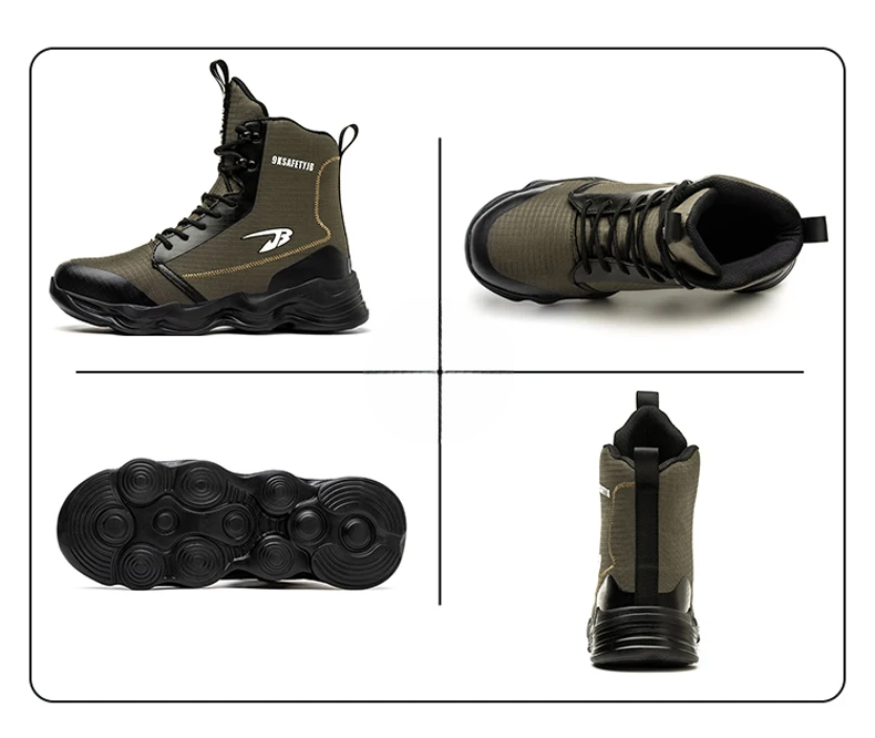 WS 104: High-top Steel-toe-cap Work Boots