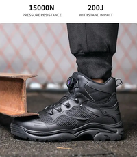 Thumbnail for WS 107: Rotating Button Protective Safety Work Shoes