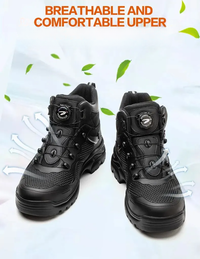 Thumbnail for WS 107: Rotating Button Protective Safety Work Shoes