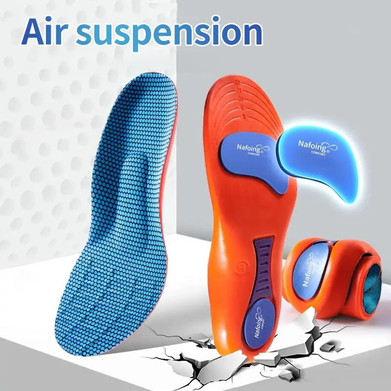 INS 100: Shock Absorbing Breathable Cushion Sport Insoles for Shoes