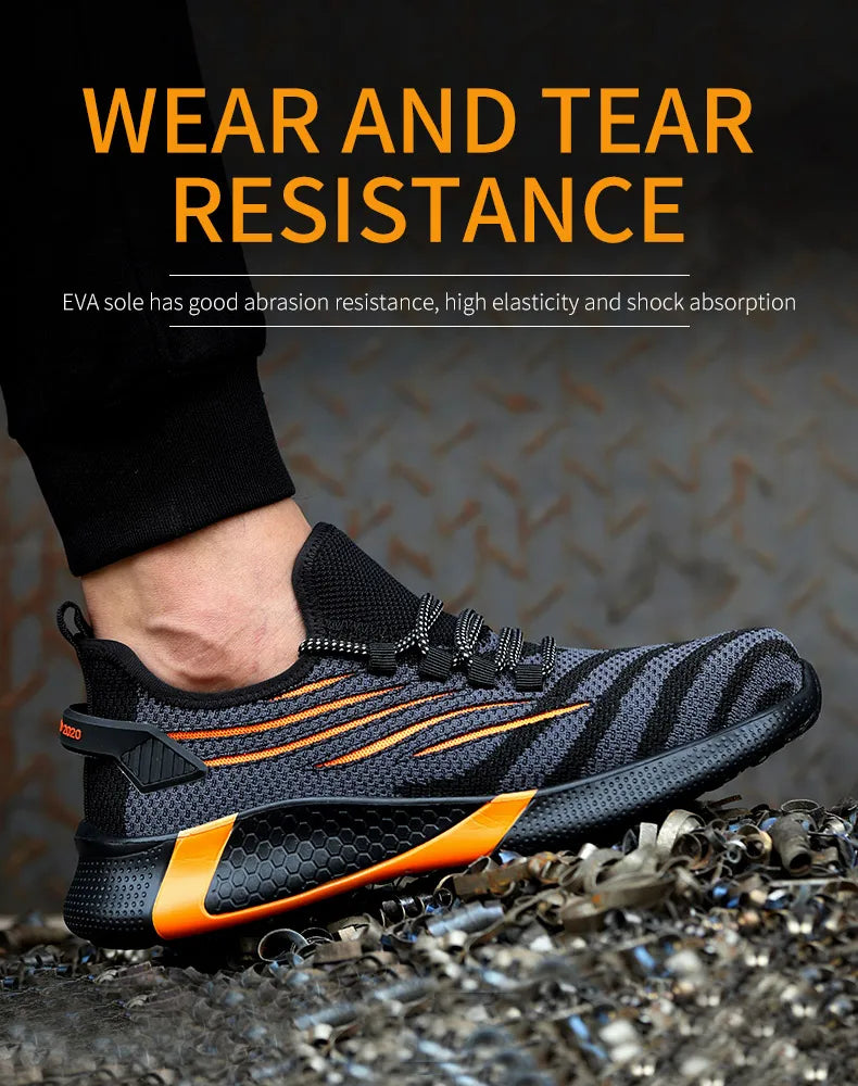 WS 101: Sports Steel Toe Protective Shoes