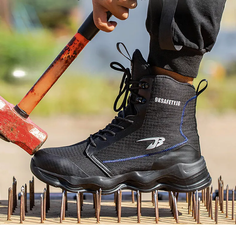 WS 104: High-top Steel-toe-cap Work Boots