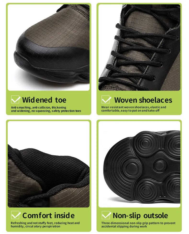 WS 104: High-top Steel-toe-cap Work Boots