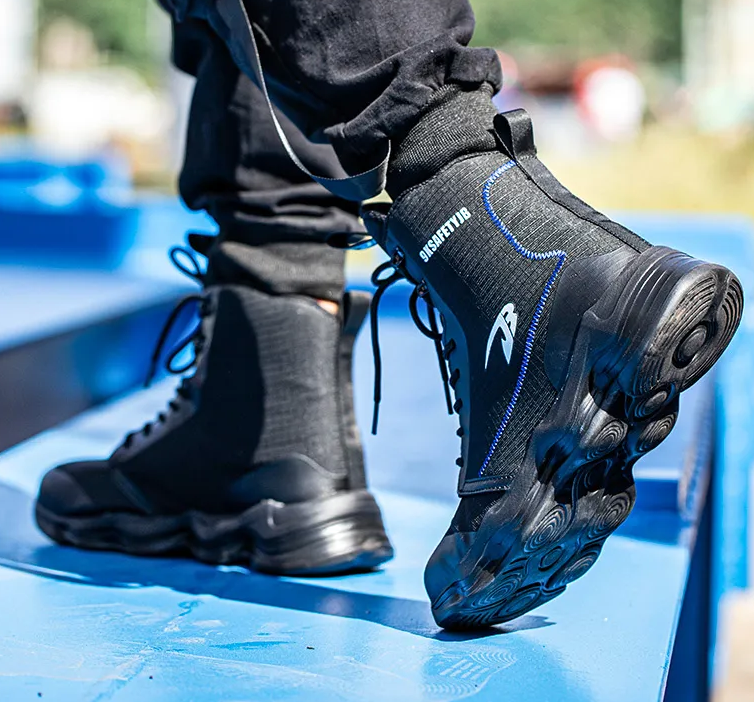 WS 104: High-top Steel-toe-cap Work Boots