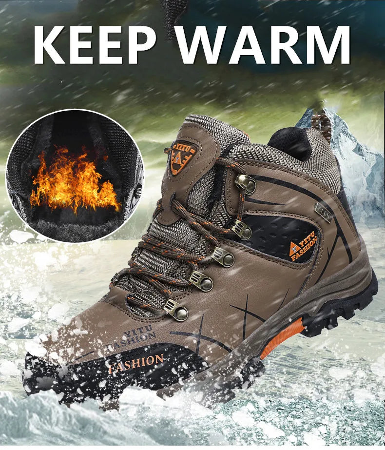 WS 105H: Waterproof Leather Outdoor Hiking Boots