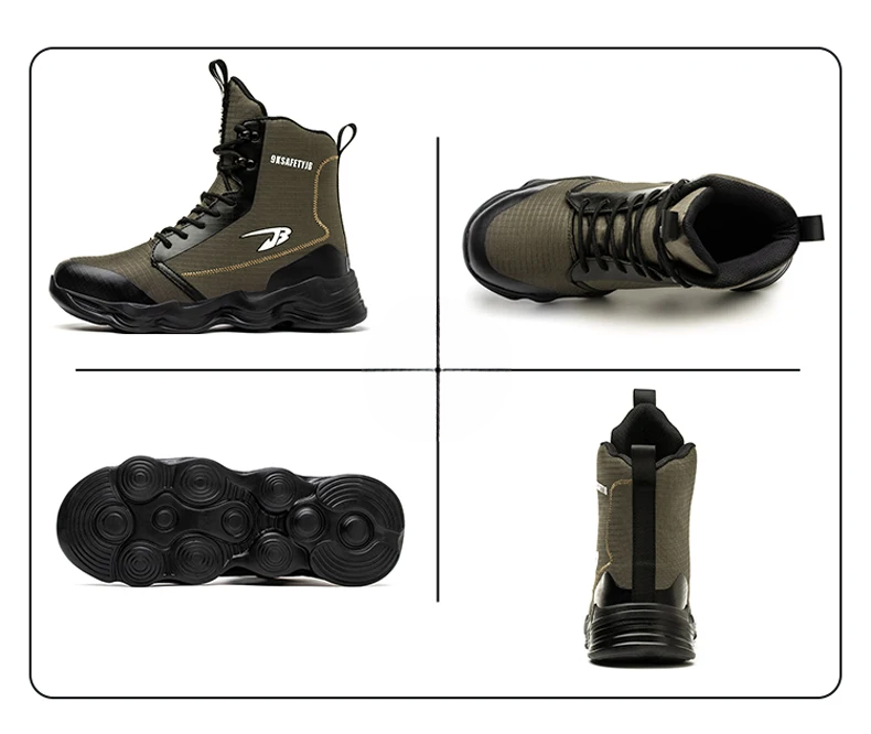 WS 104: High-top Steel-toe-cap Work Boots