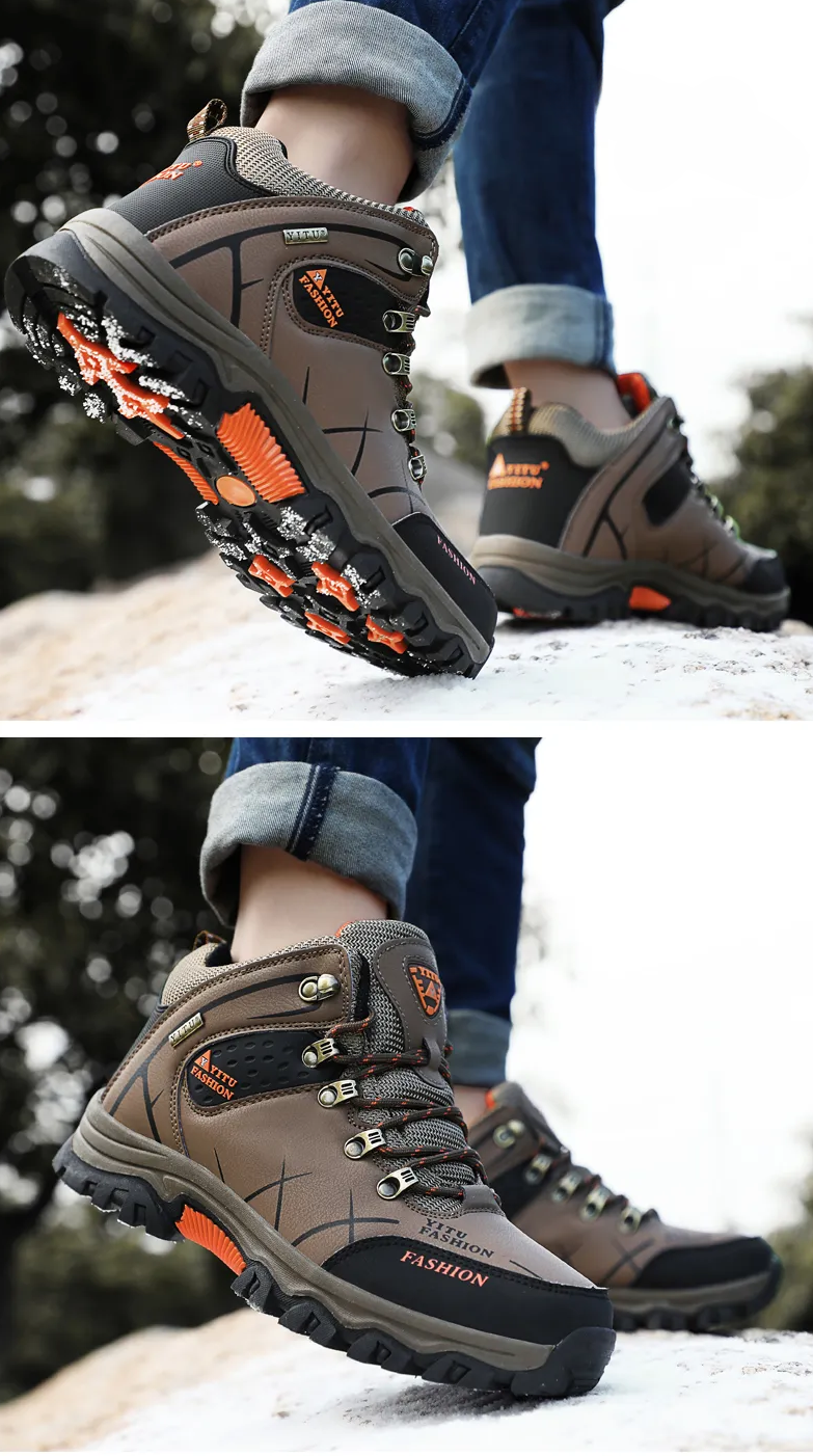 WS 105H: Waterproof Leather Outdoor Hiking Boots