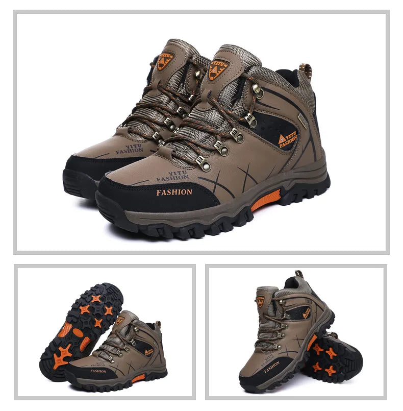 WS 105H: Waterproof Leather Outdoor Hiking Boots